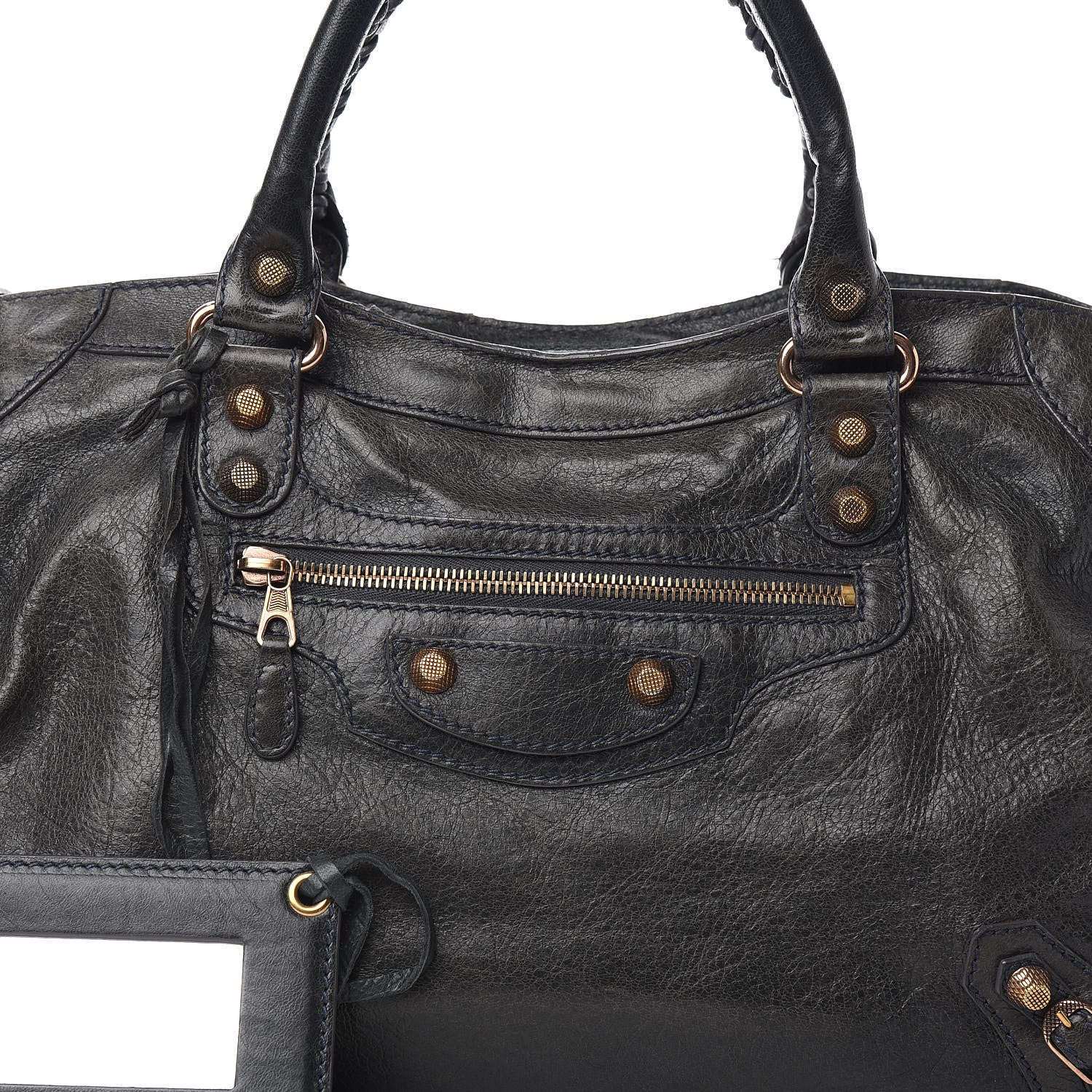 Balenciaga Agneau Giant 12 Rose Gold Hardware City Anthracite 7 of 9