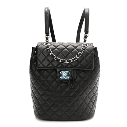 Chanel Lambskin Quilted Small Urban Spirit Backpack Black 1 of 11