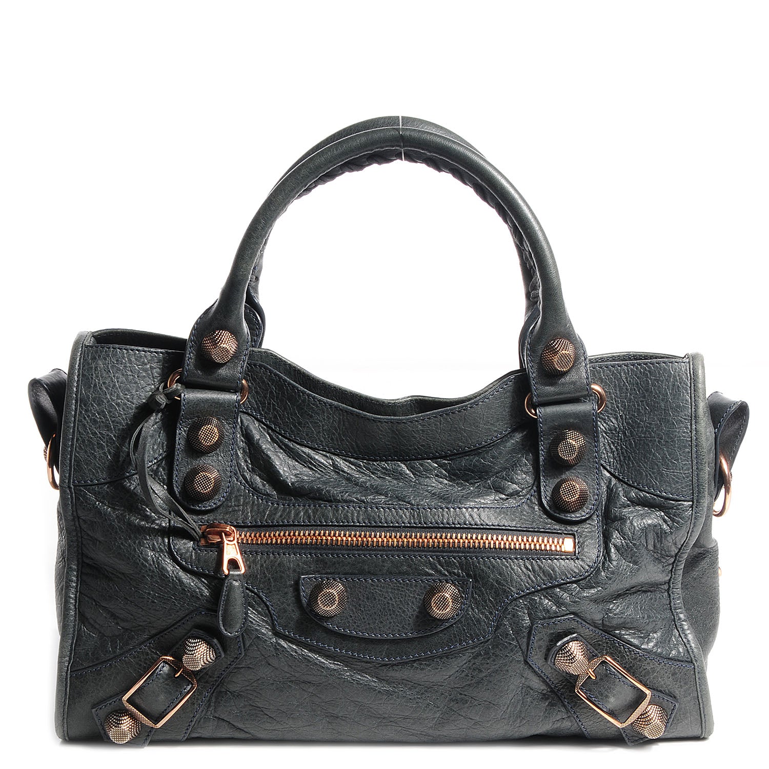 Balenciaga Agneau Giant 21 Rose Gold Hardware City Anthracite 1 of 13