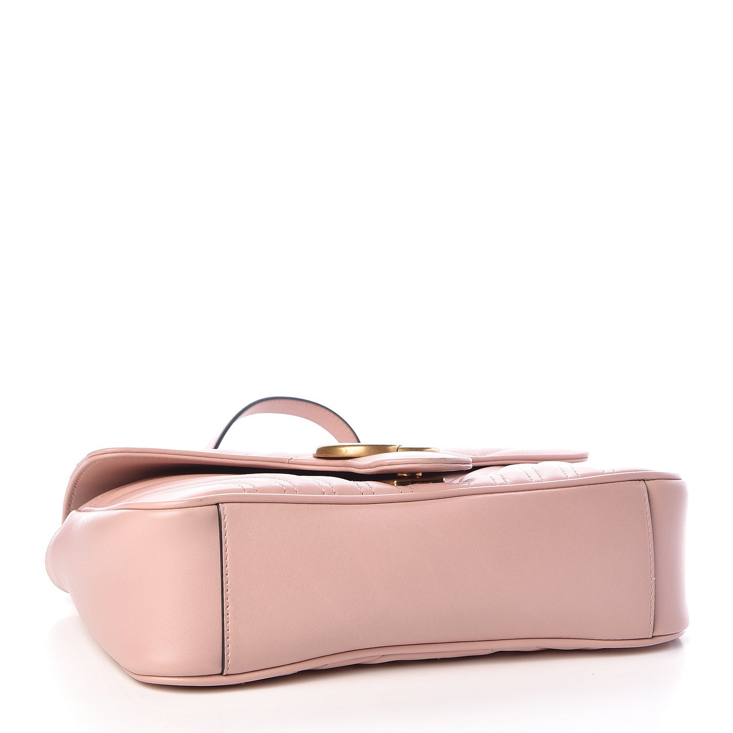 Calfskin Matelasse Small GG Marmont Shoulder Bag Perfect Pink