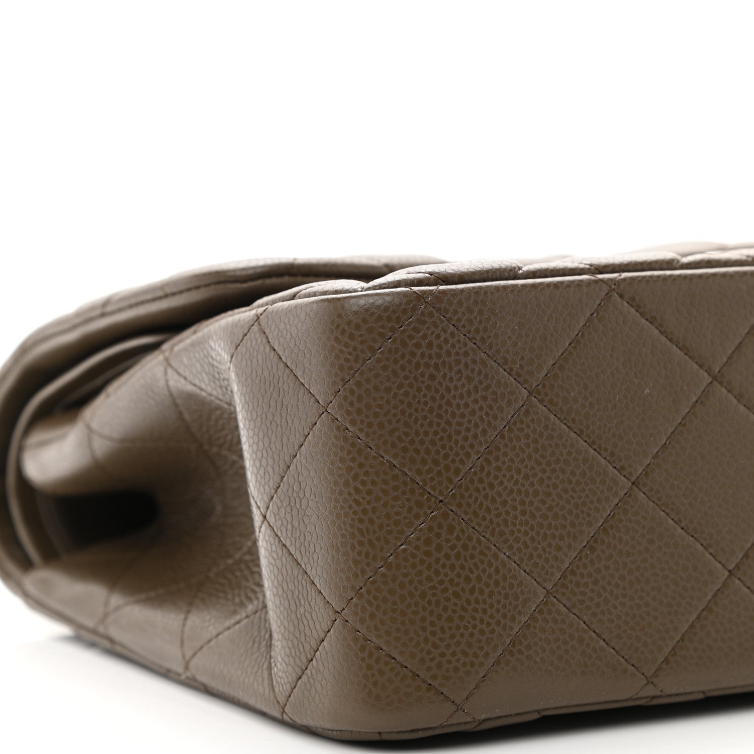 Chanel Caviar Quilted Jumbo Double Flap Beige Taupe 9 of 10