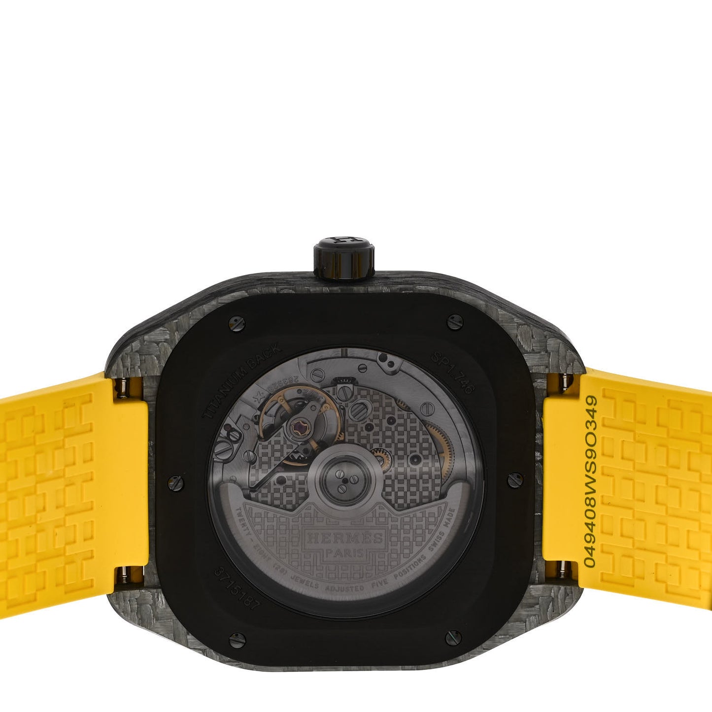Glass Fiber Ceramic Rubber 39mm H08 Automatic Watch Yellow