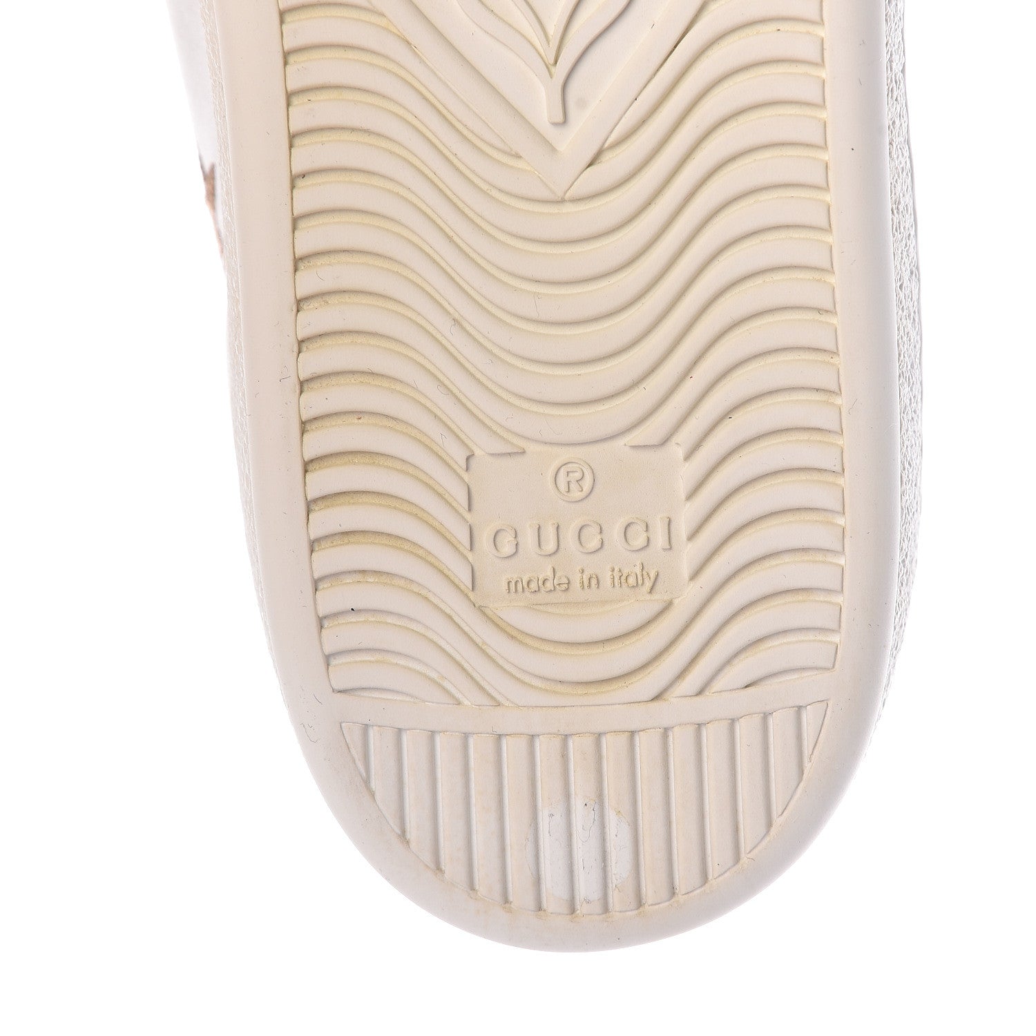 Gucci Calfskin Bee Star Embroidered Womens Sylvie Web Ace Sneakers 39.5 White Blue 9 of 9