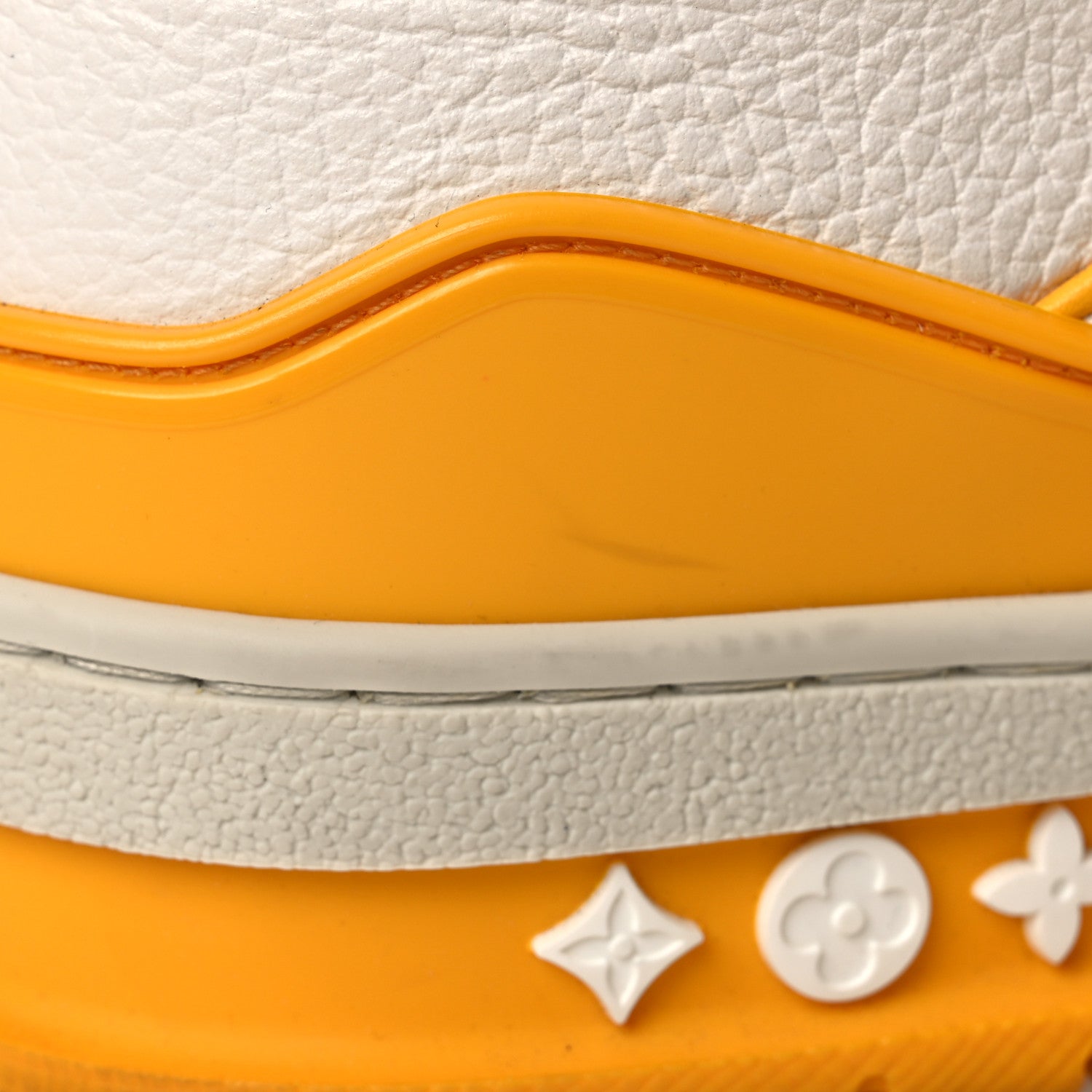 Louis Vuitton Calfskin LV Trainer Sneakers 11 Yellow 12 of 13