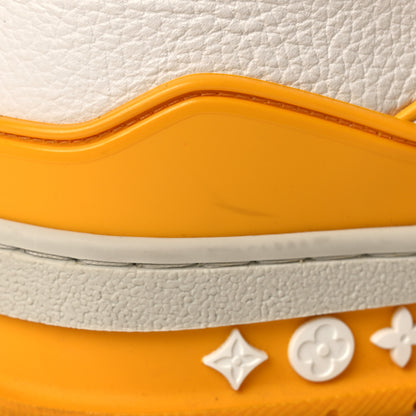 Louis Vuitton Calfskin LV Trainer Sneakers 11 Yellow 12 of 13