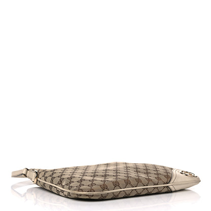 Gucci Monogram Medium New Britt Hobo Off White 3 of 14
