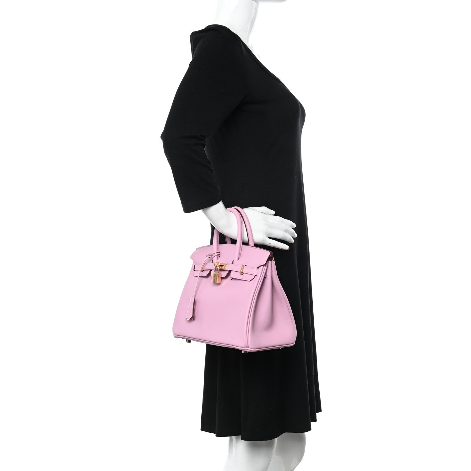 Hermes Swift Birkin 25 Mauve Sylvestre 2 of 11