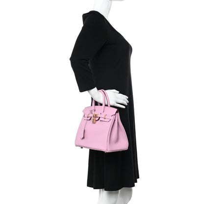 Hermes Swift Birkin 25 Mauve Sylvestre 2 of 11