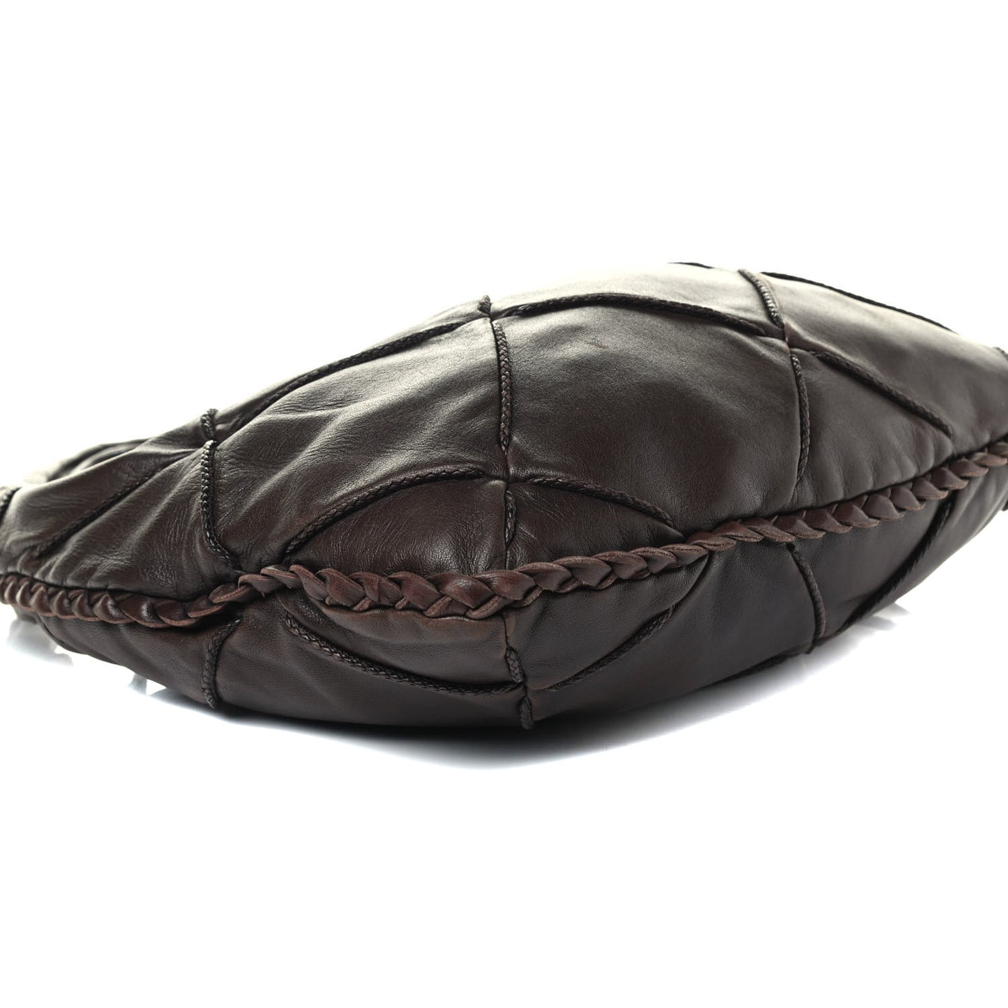 Nappa Quilted Medium Veneta Hobo Ebano