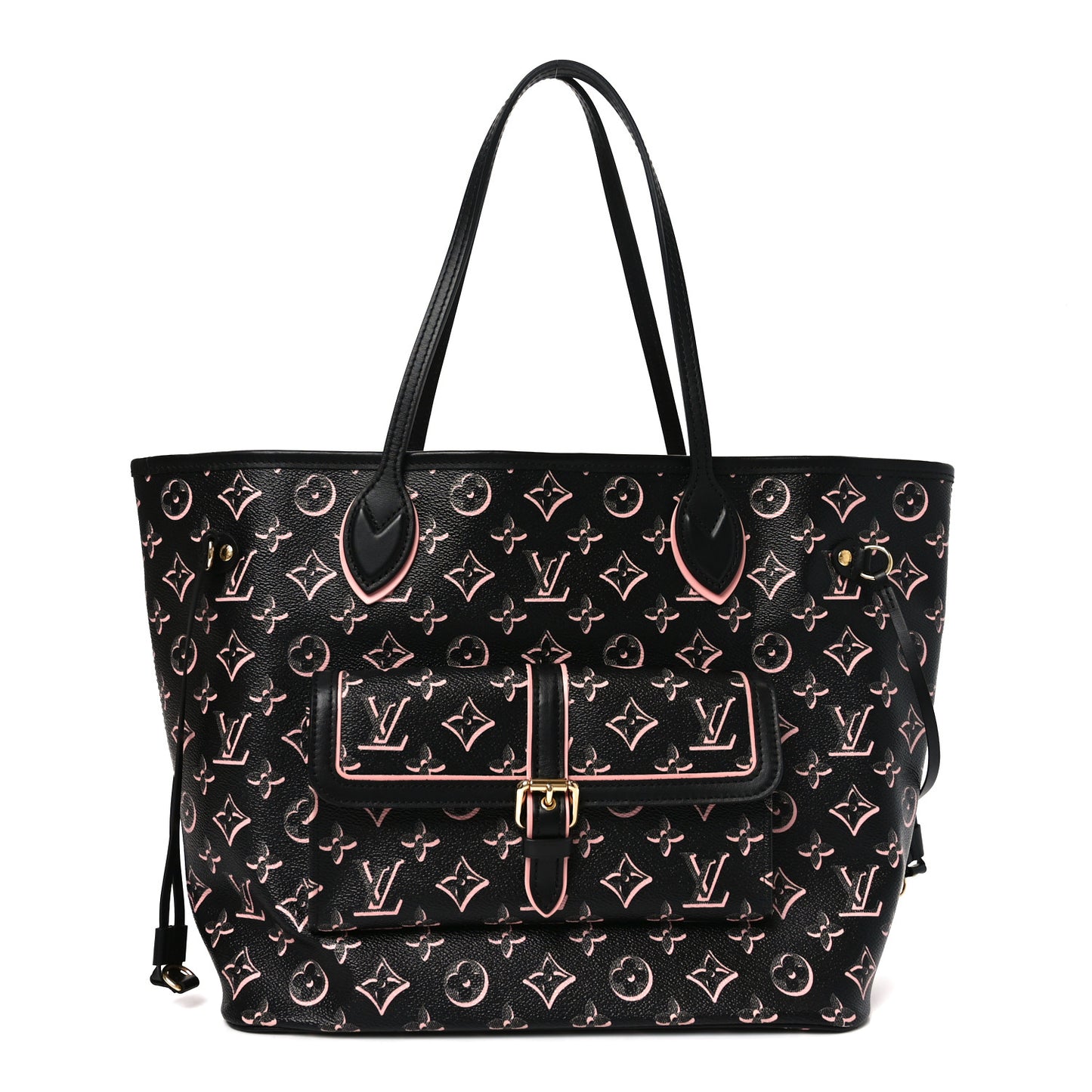 Monogram Fall For You Neverfull MM Black