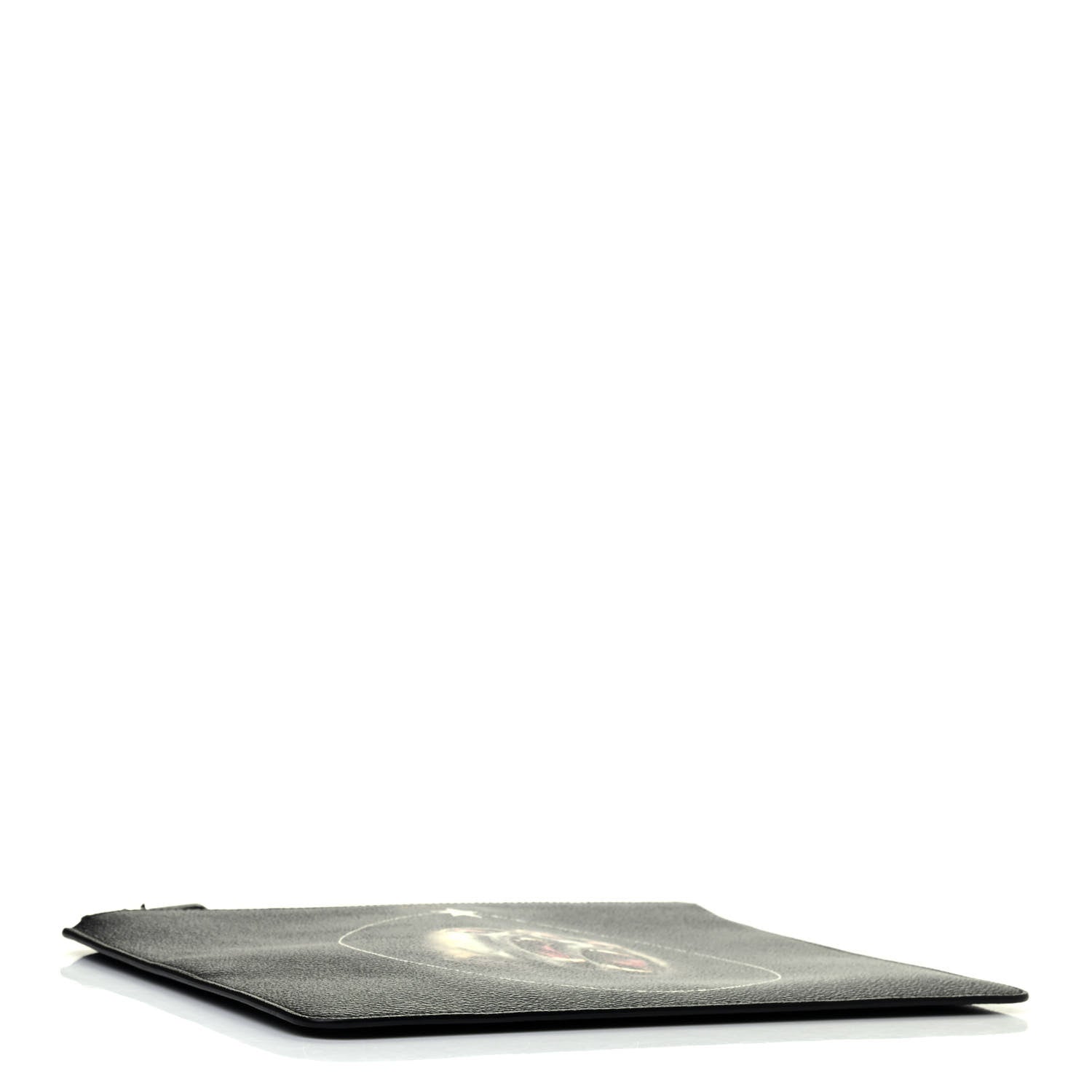 Givenchy Coated Canvas Monkey Brother Print Large Zip Pouch Black 3 of 4