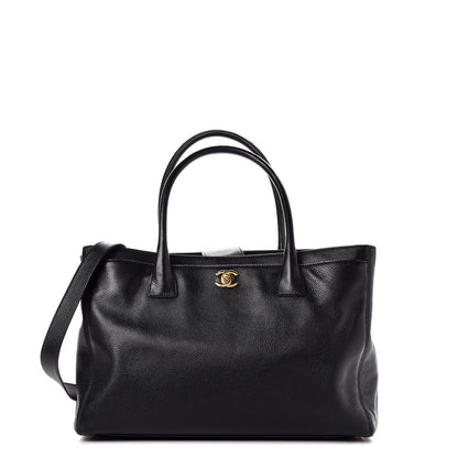 Chanel Calfskin Cerf Executive Shopper Tote Black 1 of 13