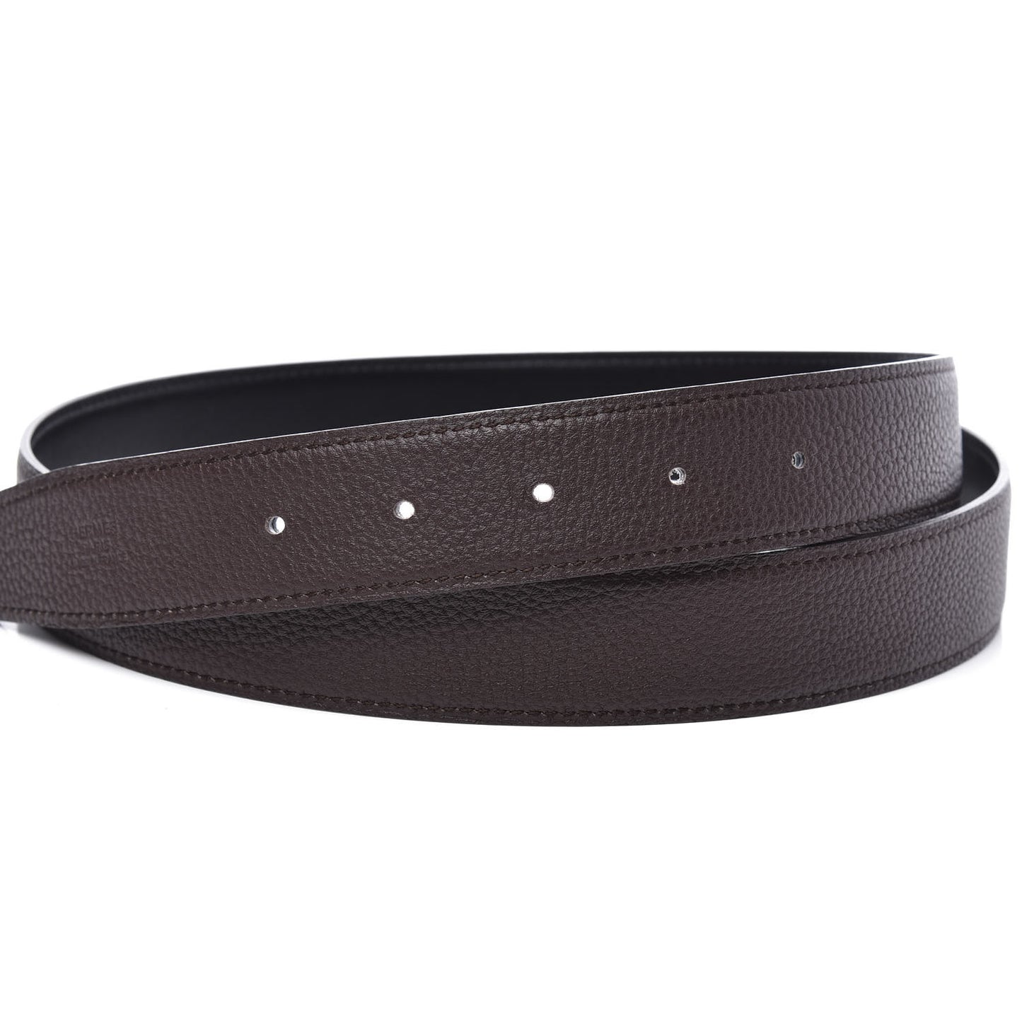 Box Togo 32mm Belt Strap 85 Black Chocolate