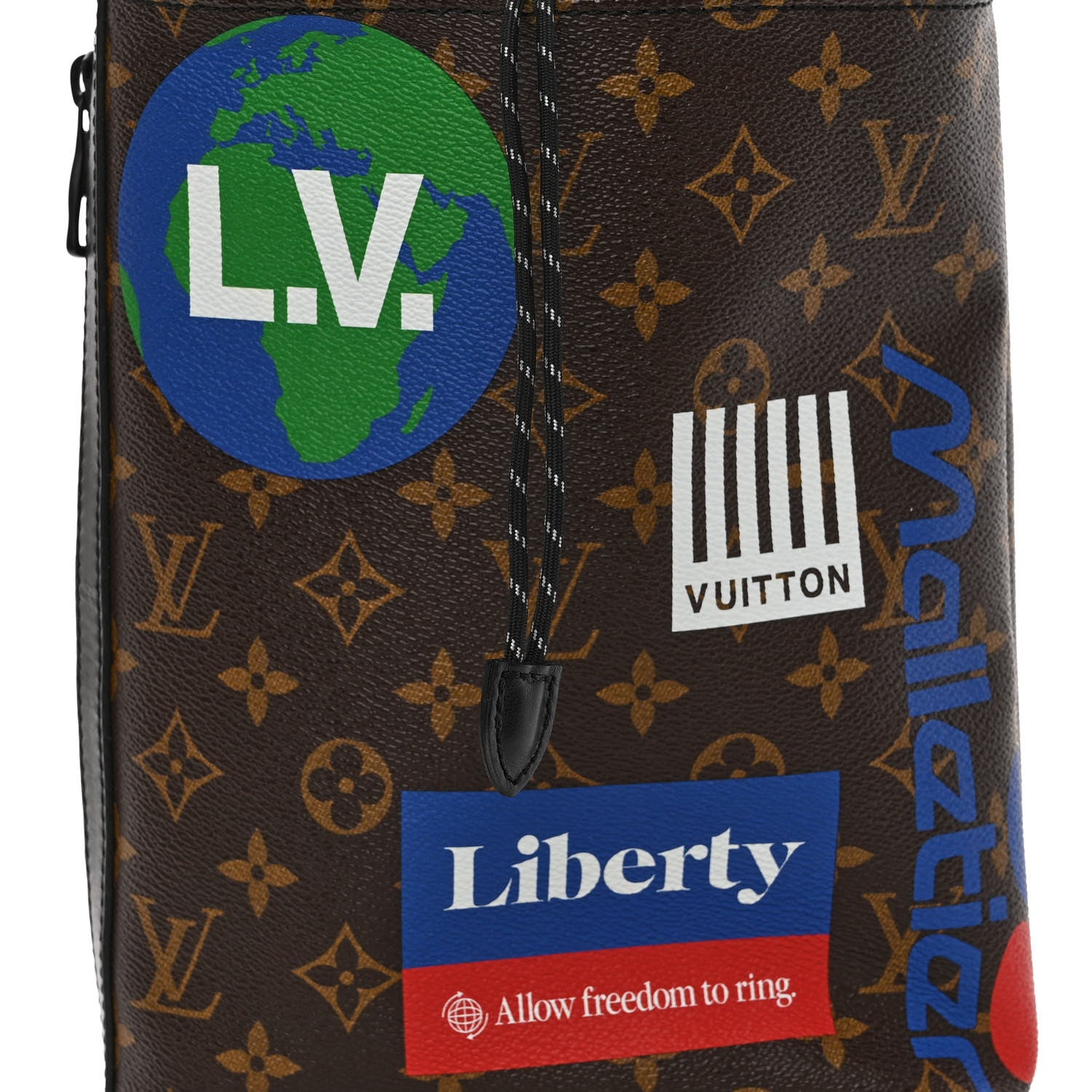 Louis Vuitton Monogram Chalk Sling Bag Marron 7 of 9