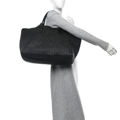 Bottega Veneta Nappa Intrecciato Large Cabat Black 2 of 11