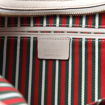Gucci Monogram Medium New Britt Hobo Off White 8 of 10
