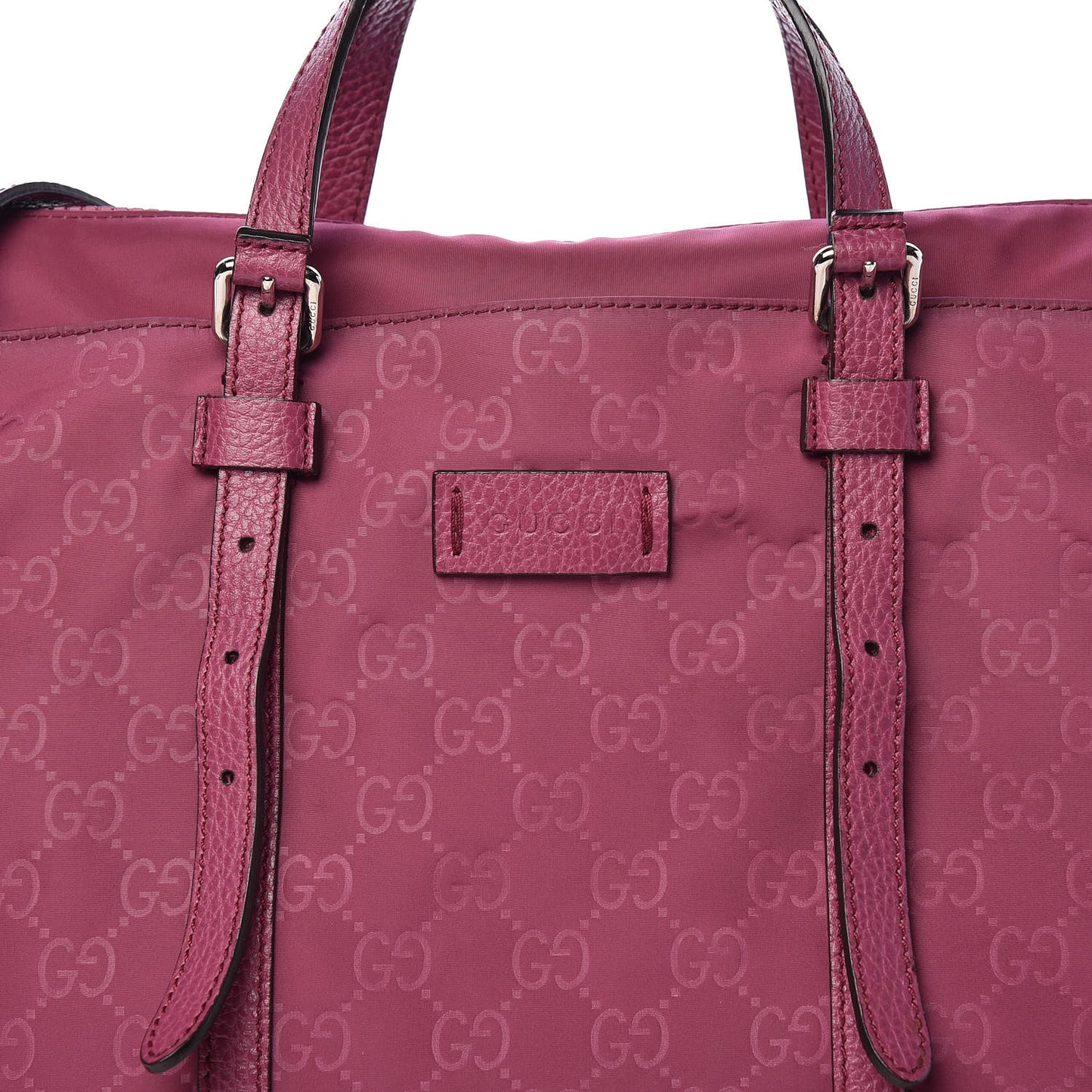 Nylon Monogram Dollar Calfskin Tote Peonia Flower