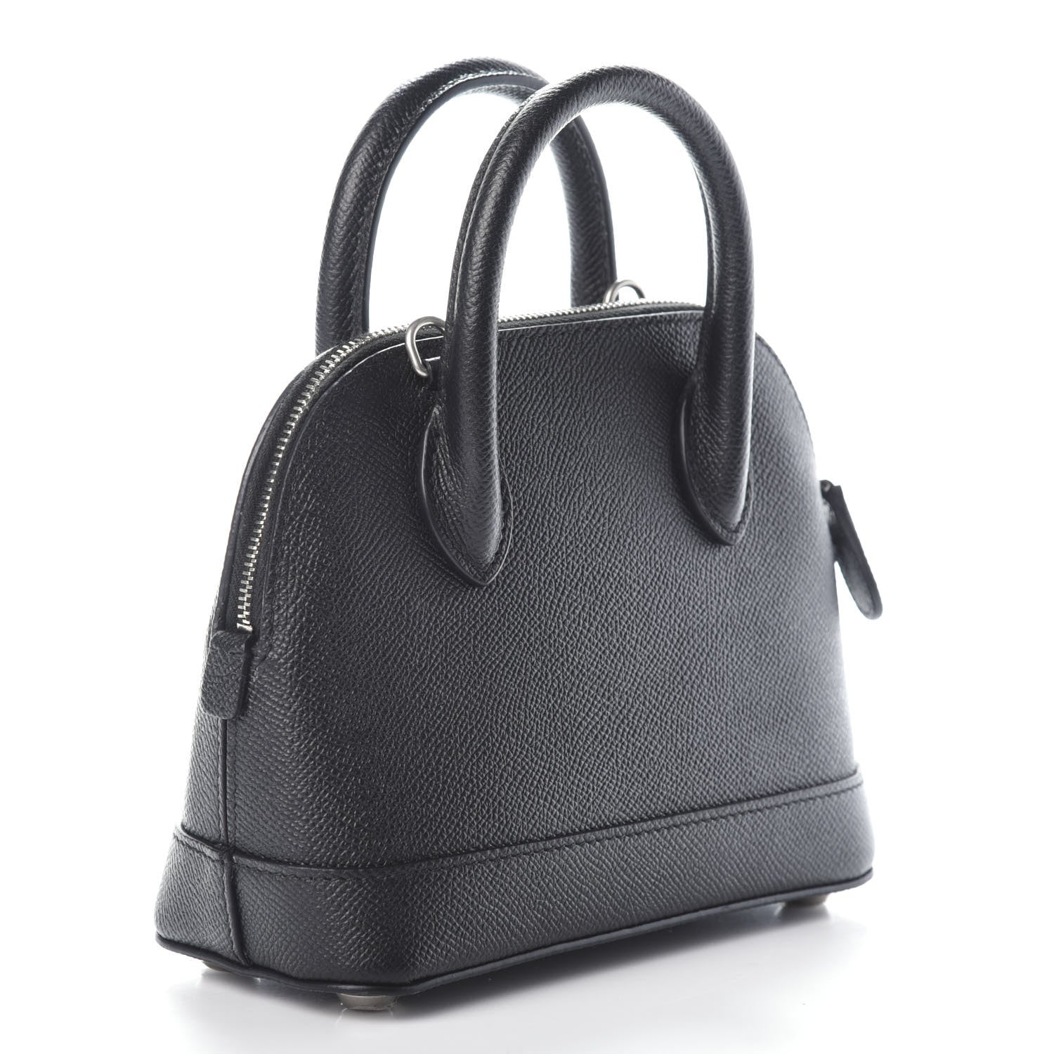 Balenciaga Signature Grained Calfskin XXS Ville Top Handle Bag Black 2 of 7