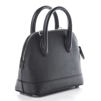 Balenciaga Signature Grained Calfskin XXS Ville Top Handle Bag Black 2 of 7