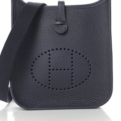 Hermes Taurillon Clemence Evelyne TPM Bleu Nuit 8 of 13