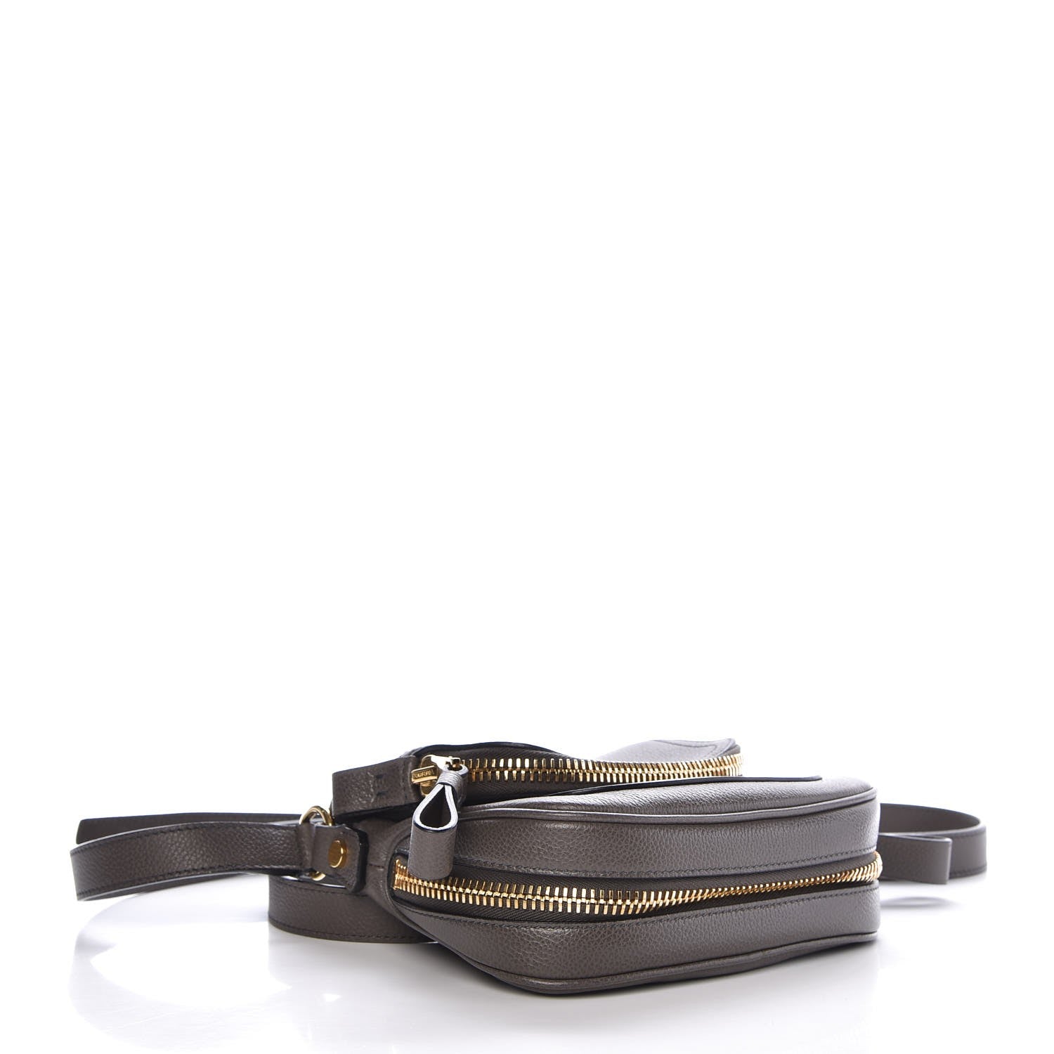 Tom Ford Calfskin Mini Jennifer Crossbody Bag Grey 4 of 6