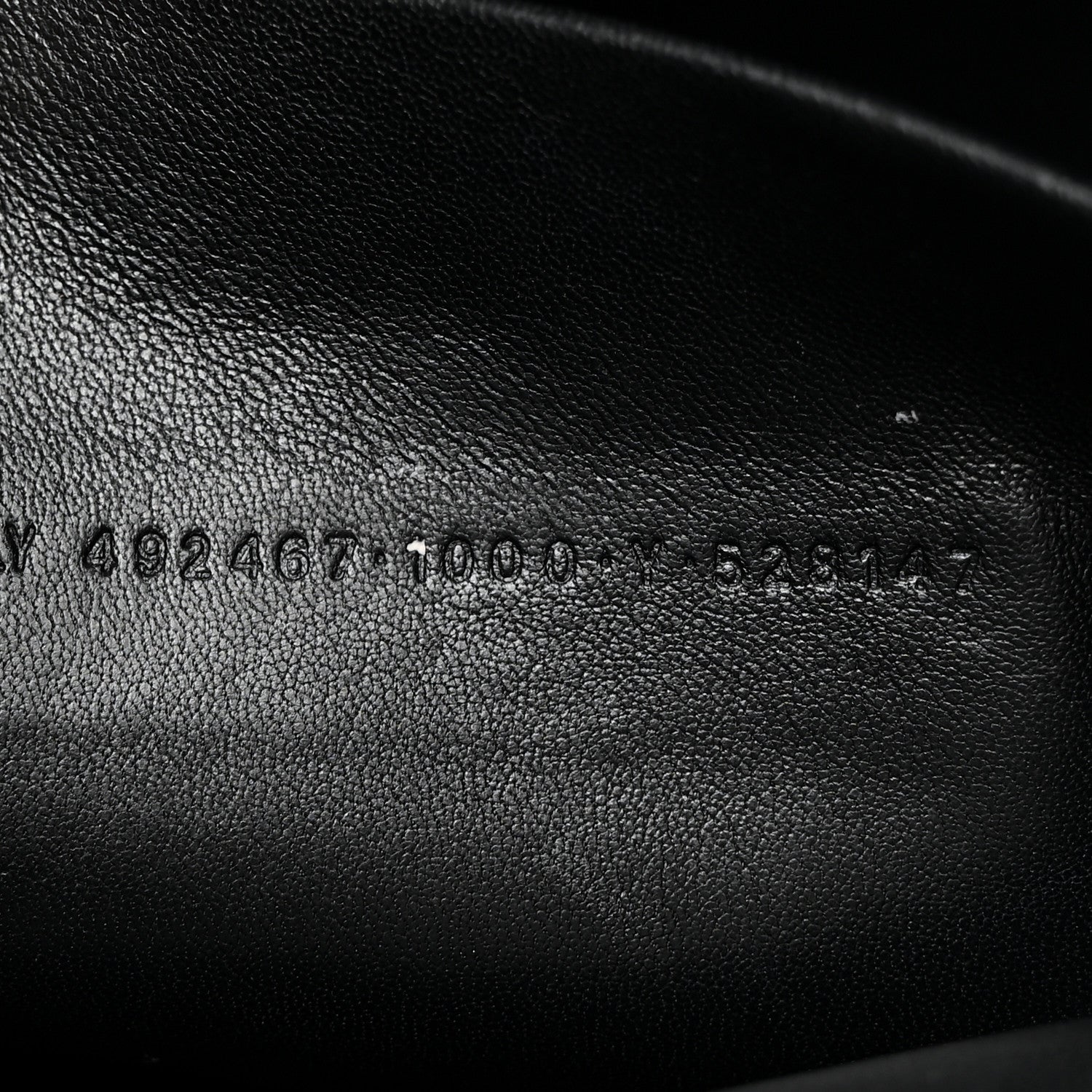 Balenciaga Calfskin Logo Medium Everyday Pouch Black 7 of 9