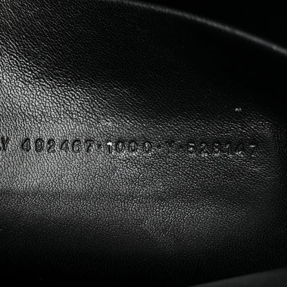 Balenciaga Calfskin Logo Medium Everyday Pouch Black 7 of 9