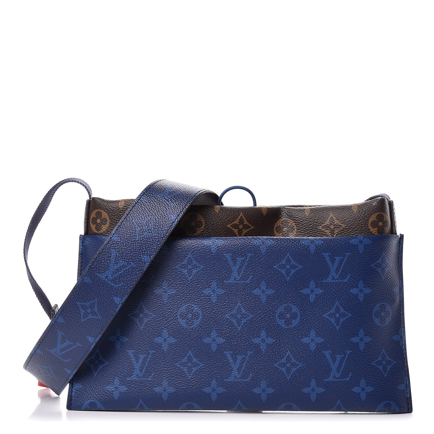 Monogram Small Outdoor Pouch Pacific Blue