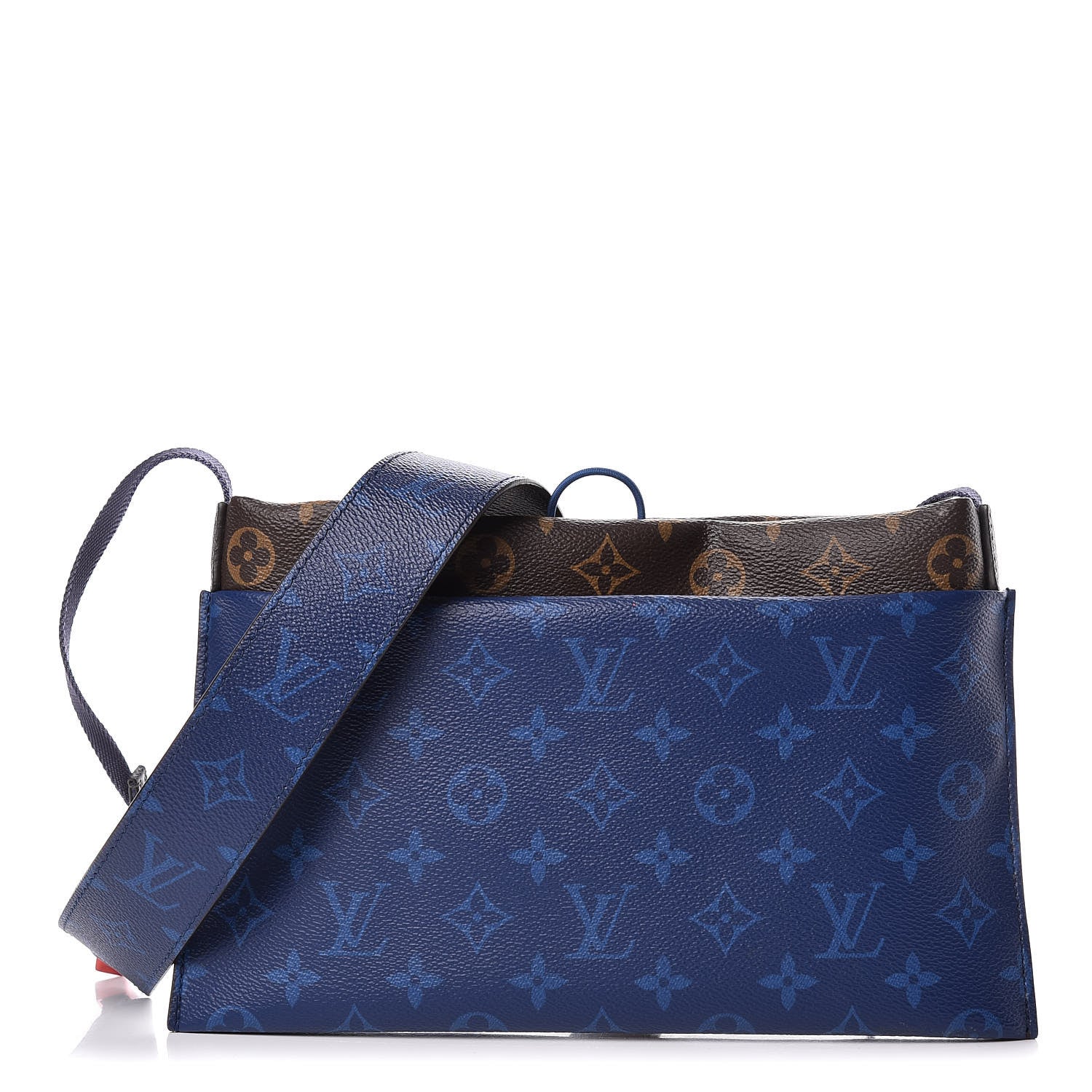 Louis Vuitton Monogram Small Outdoor Pouch Pacific Blue 1 of 10