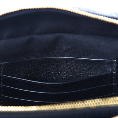 Balenciaga Calfskin Logo Matelasse Chain Strap Blanket Reporter XS Black 11 of 12