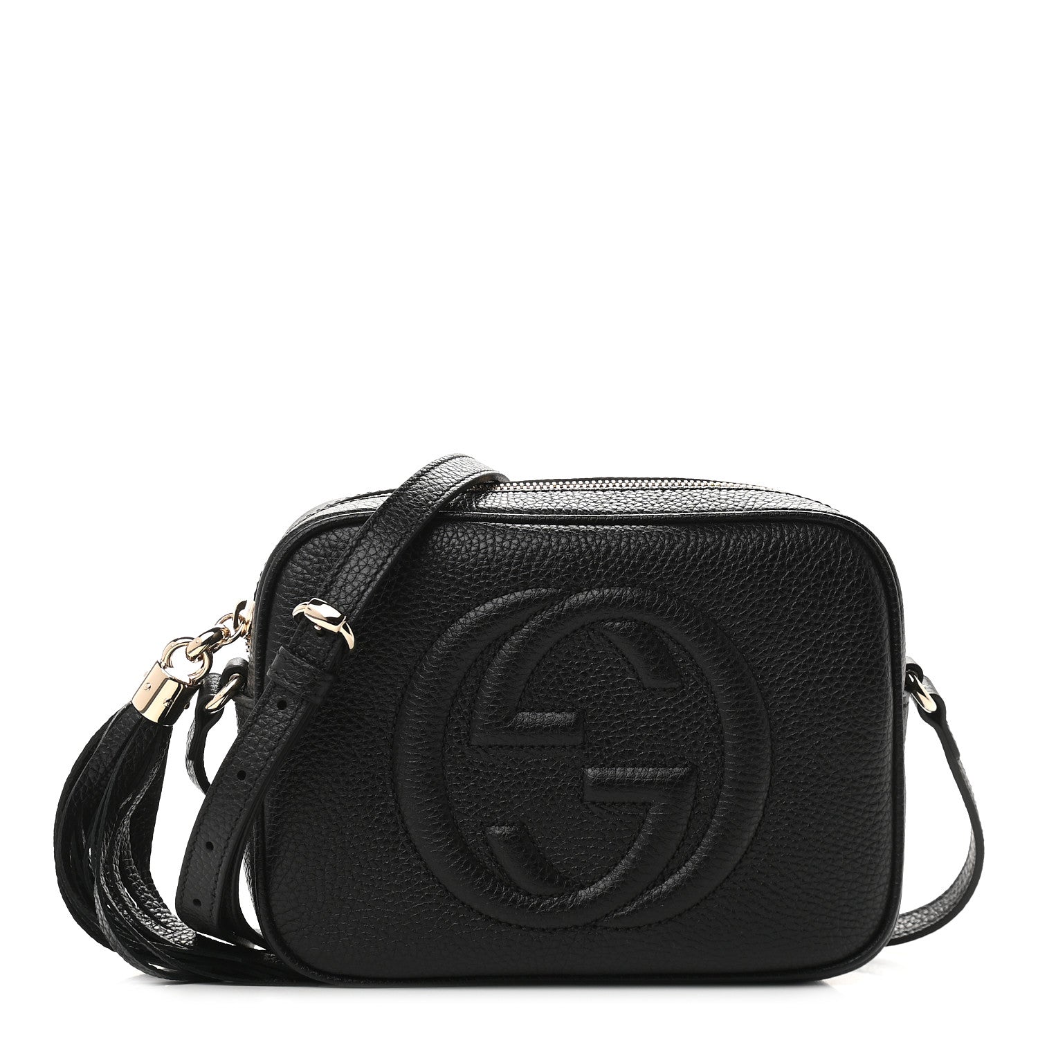 Gucci Pebbled Calfskin Small Soho Disco Bag Black 1 of 9