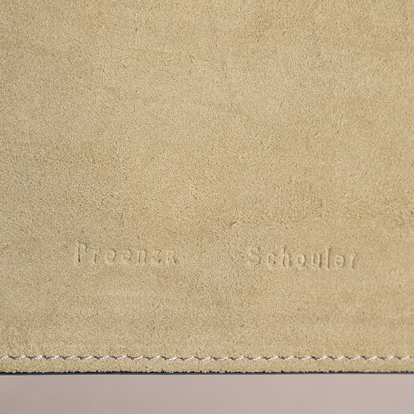 Pebbled Calfskin Large PS Courier Beige