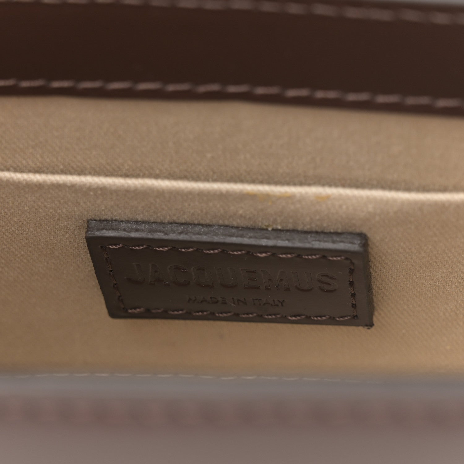 Jacquemus Smooth Calfskin Le Chiquito Moyen Dark Brown 6 of 10