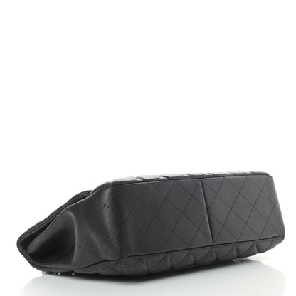 Chanel Lambskin Quilted Jumbo Single Flap Black 3 of 7