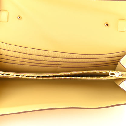 Hermes Epsom Constance Long Wallet To Go Wallet Jaune Poussin 5 of 11