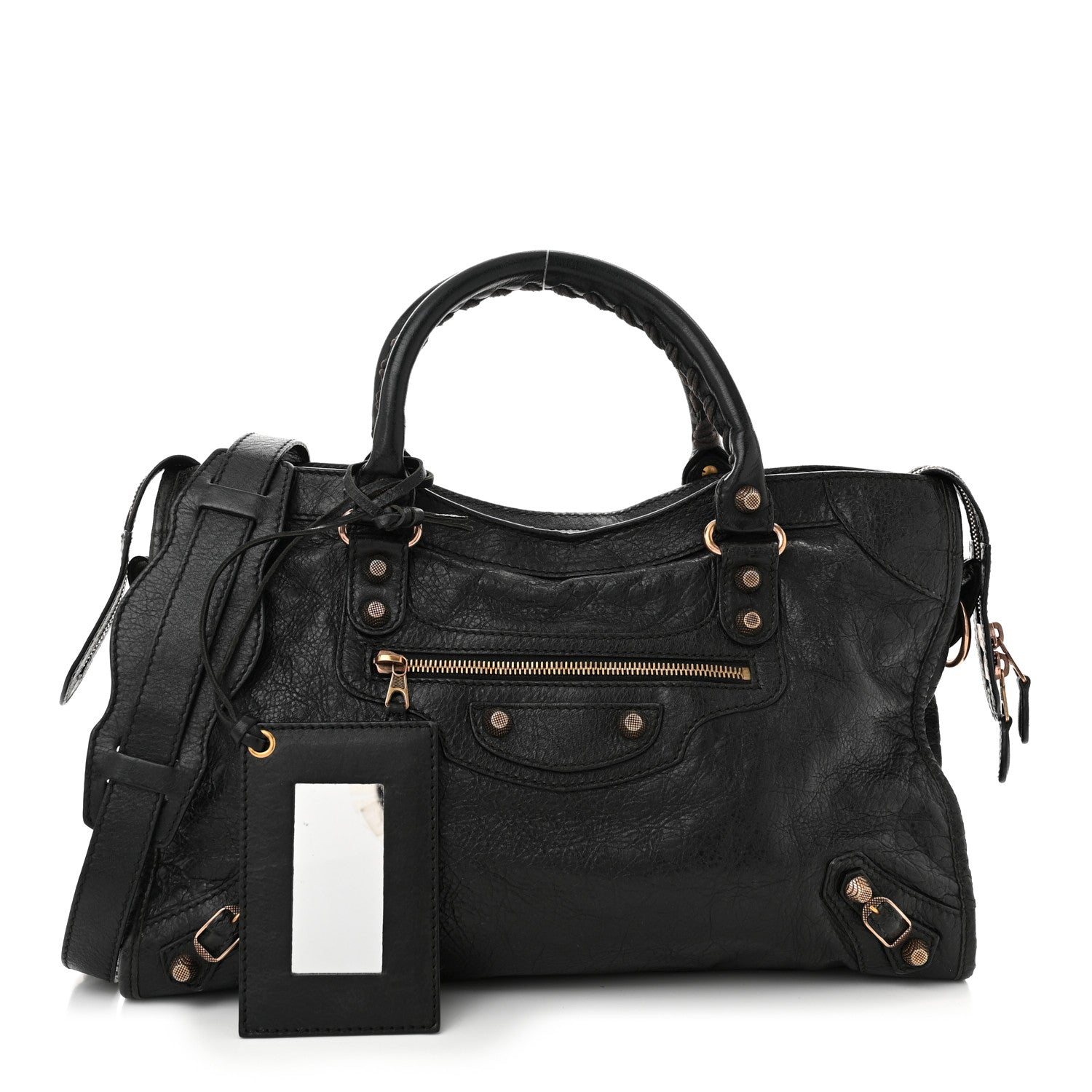 Balenciaga Agneau Giant 12 Rose Gold Hardware City Black 3 of 11