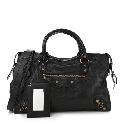 Balenciaga Agneau Giant 12 Rose Gold Hardware City Black 3 of 11