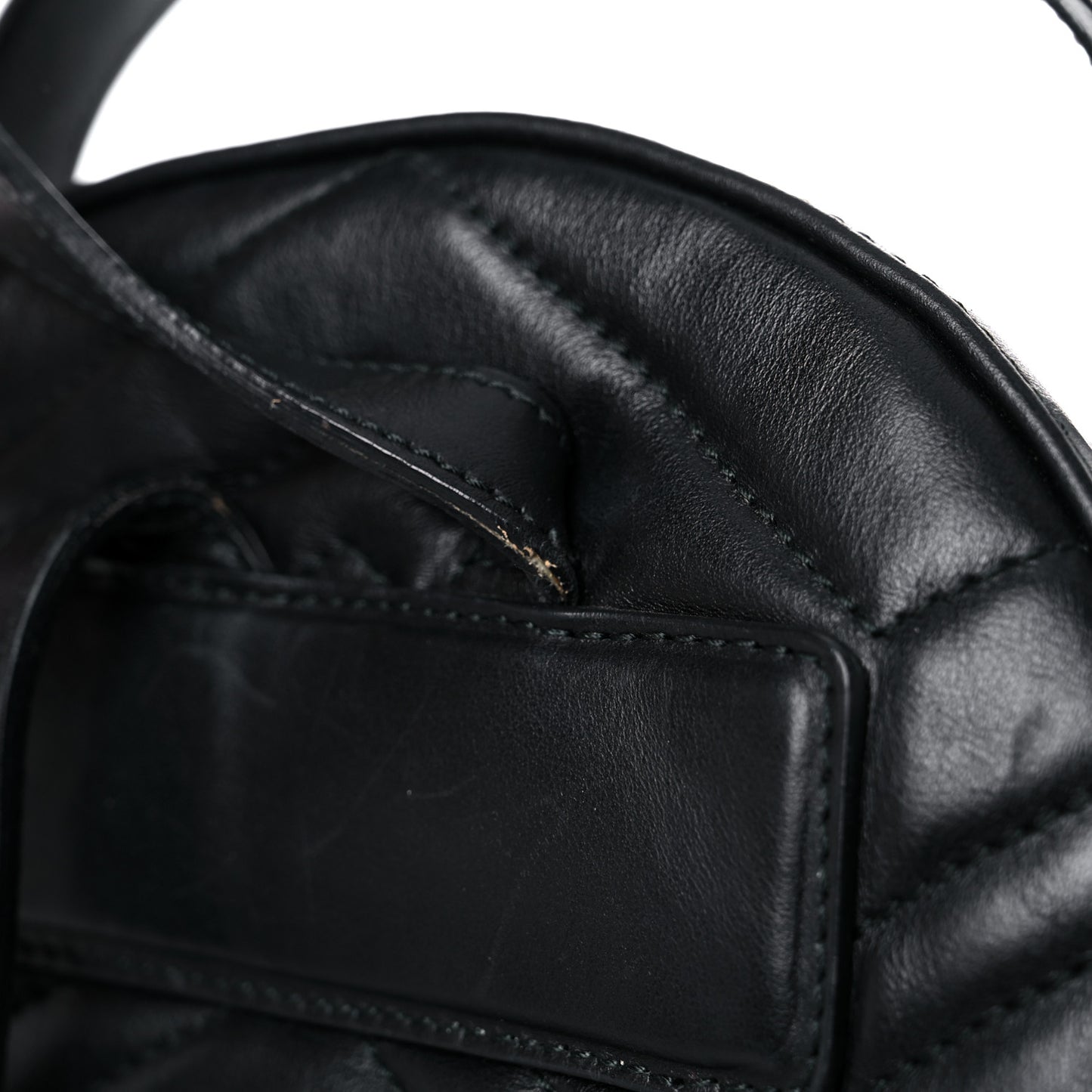 Calfskin Matelasse GG Marmont Dome Backpack Black