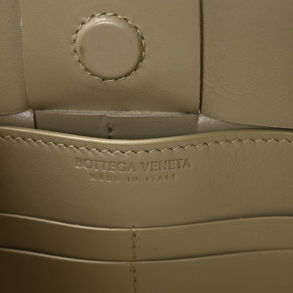 Bottega Veneta Calfskin Maxi Intrecciato Cassette Pouch On Strap Travertine 6 of 11