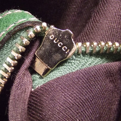 Gucci Leather Medium Bardot Green 10 of 12