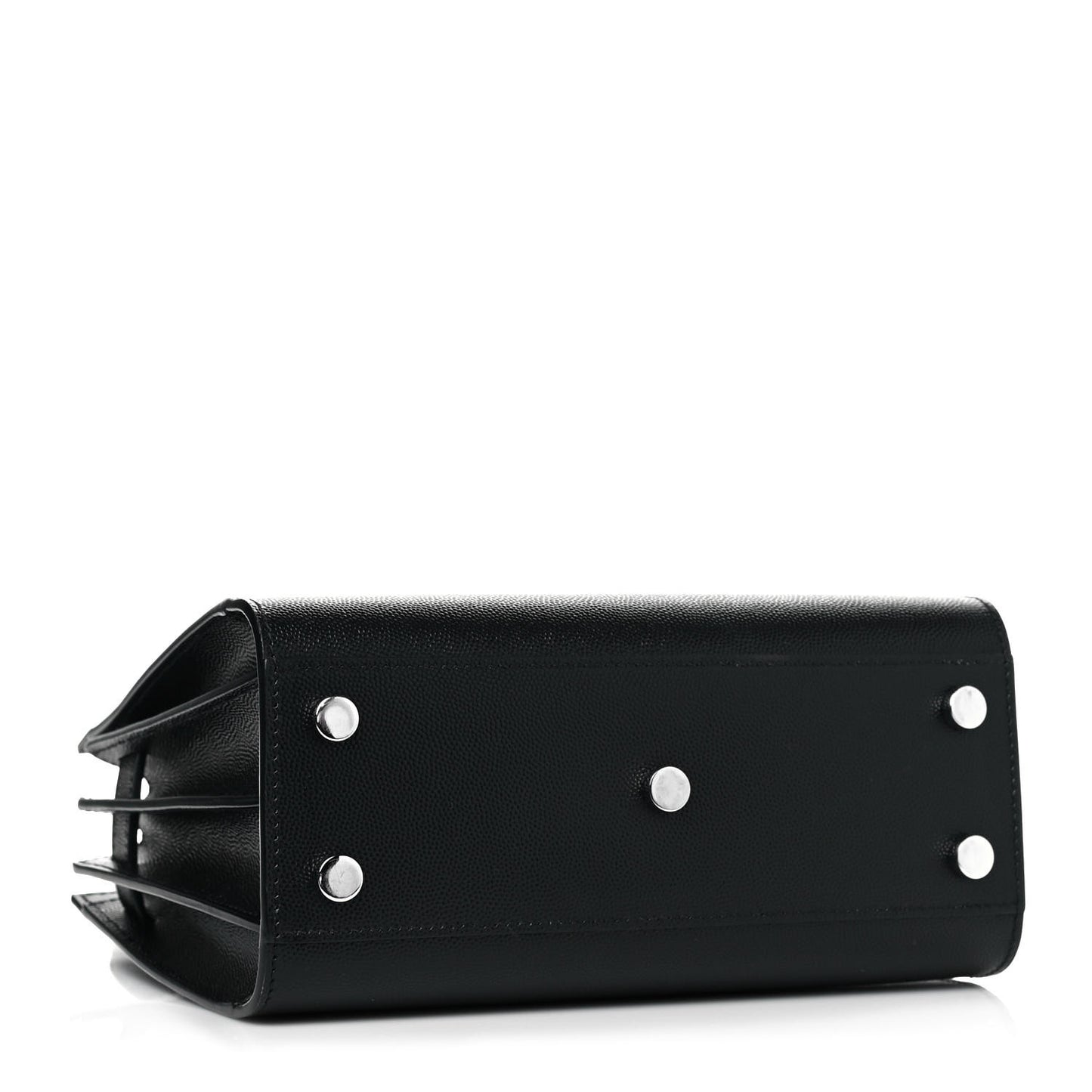 Grained Calfskin Nano Sac De Jour Black