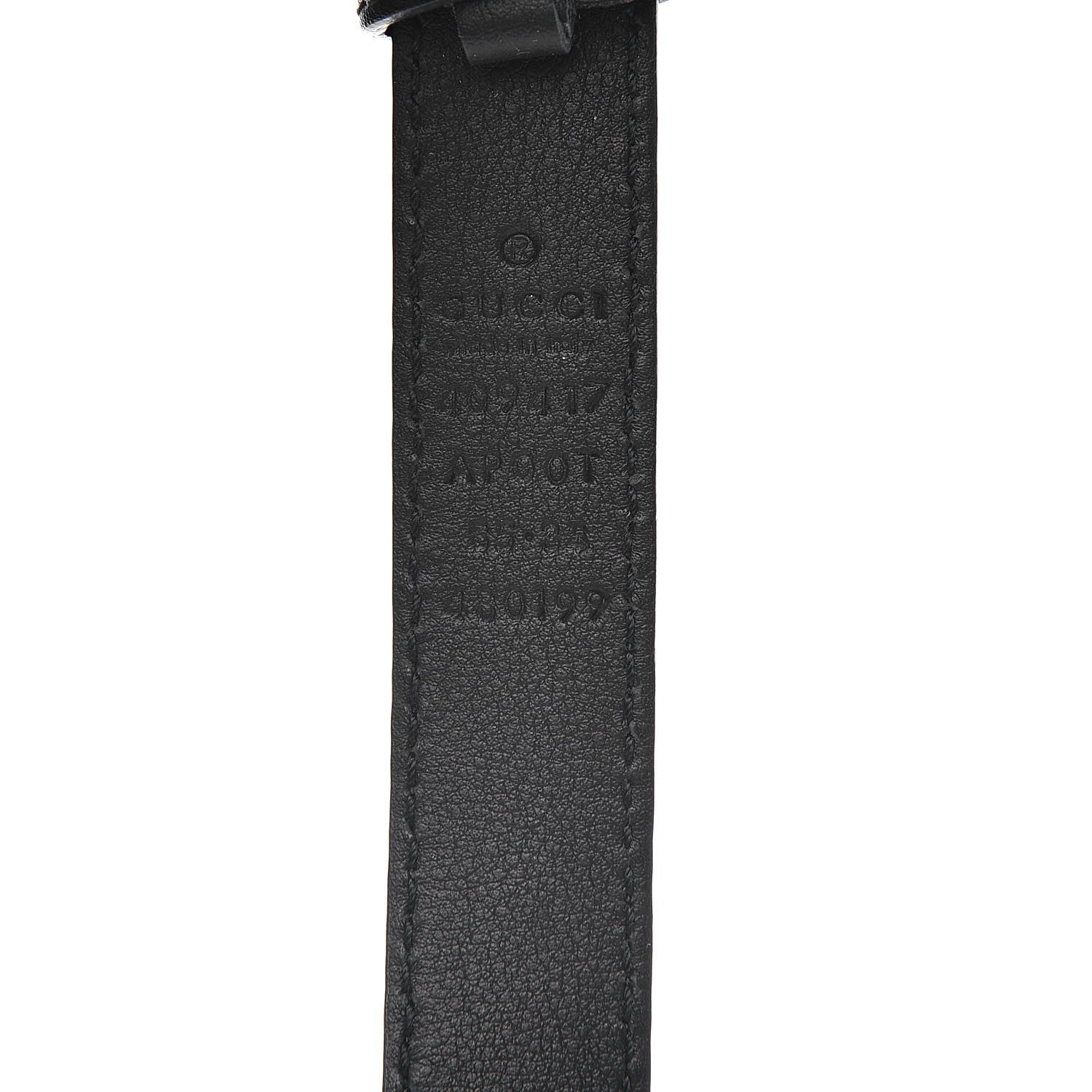 Gucci Calfskin Double G 20mm Belt 85 34 Black 4 of 6