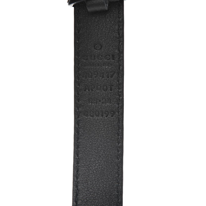 Gucci Calfskin Double G 20mm Belt 85 34 Black 4 of 6