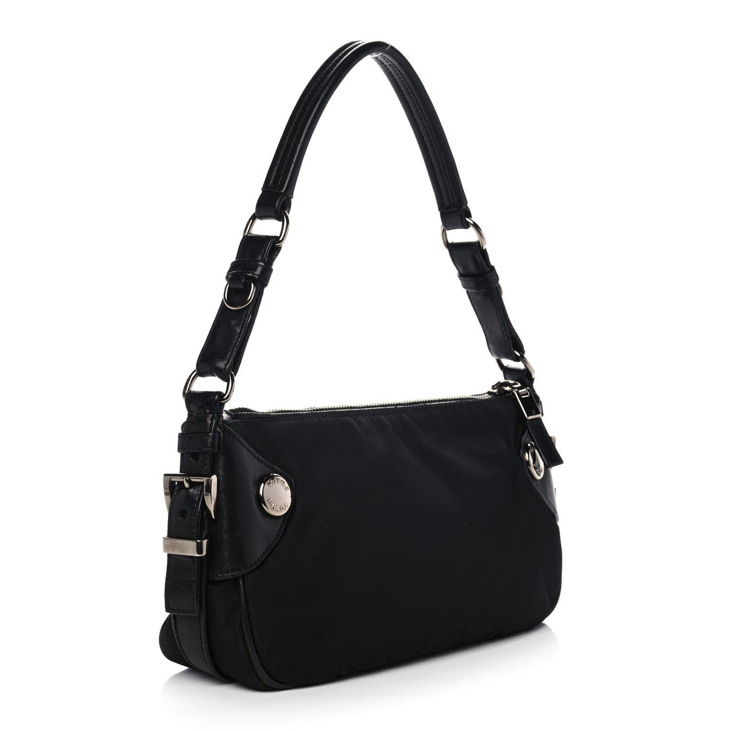 Tessuto Nylon Shoulder Bag Black
