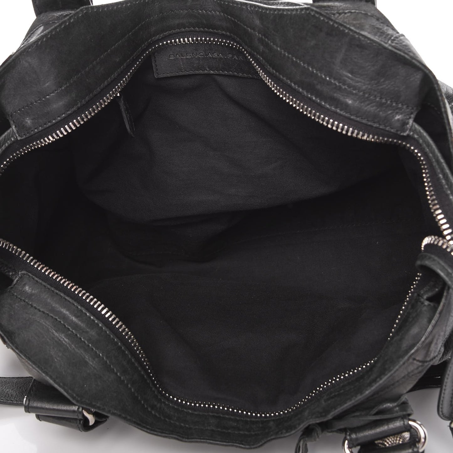 Agneau Giant 21 Silver Hardware Part Time Black