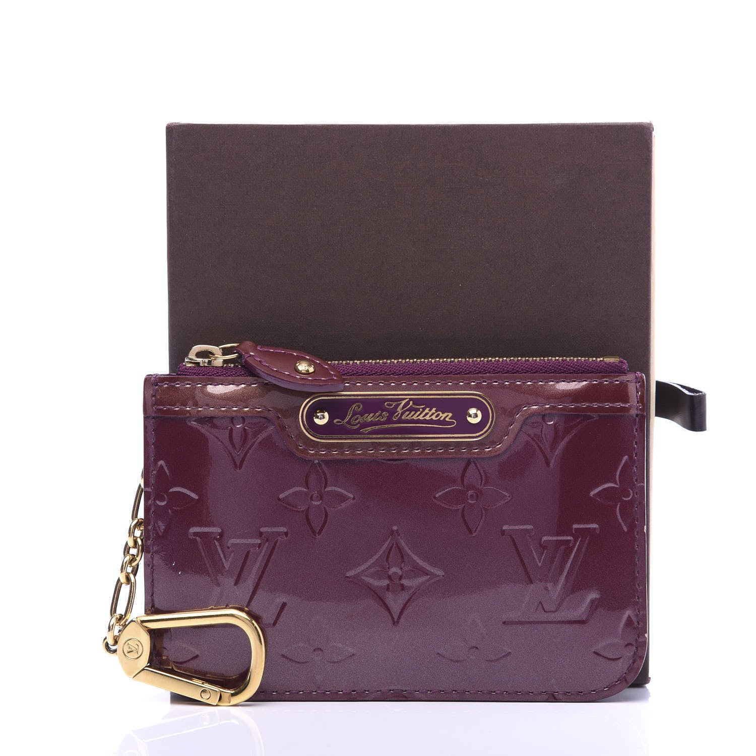Louis Vuitton Vernis Key Pouch Violet 7 of 7