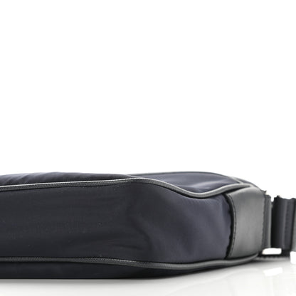 Prada Tessuto Nylon Saffiano Messenger Bag Baltico 16 of 16