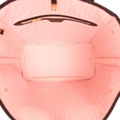 Louis Vuitton Damier Ebene Neo Neverfull MM Rose Ballerine 5 of 10