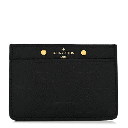 Louis Vuitton Empreinte Card Holder Black 1 of 6