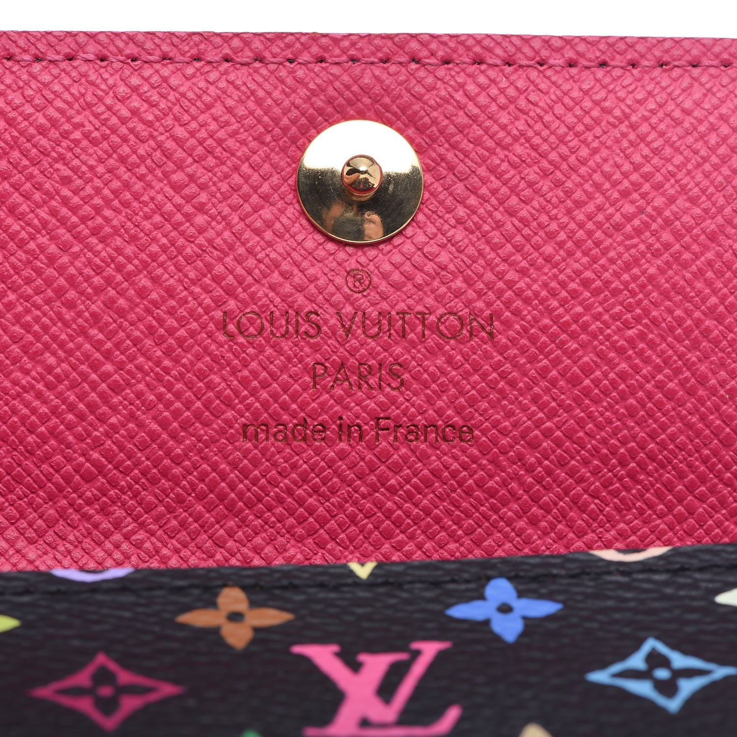Louis Vuitton Monogram Multicolor Multicles 4 Key Holder Black Grenade 6 of 9
